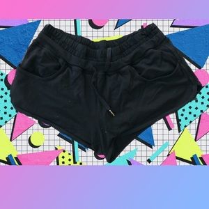 Black lululemon shorts